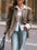 Chaqueta Blazer Elegante a Cuadros